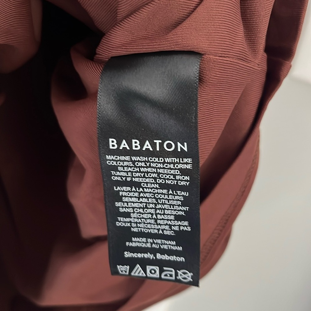 Aritzia Babaton Contour Brown Sleeveless Dress, NWOT - Picture 2 of 5